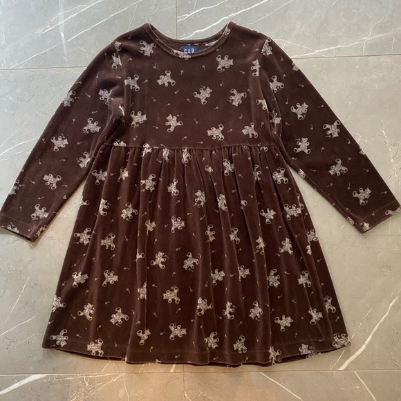 Gap Kids teddy bear velour dress - Picture 3 of 3
